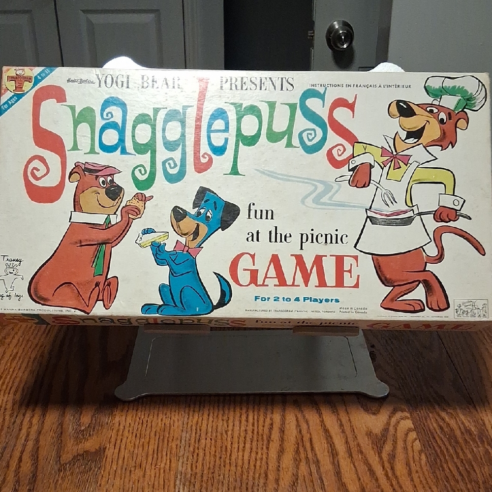 Vintage 1961 Snagglepuss Picnic Adventure Board Game